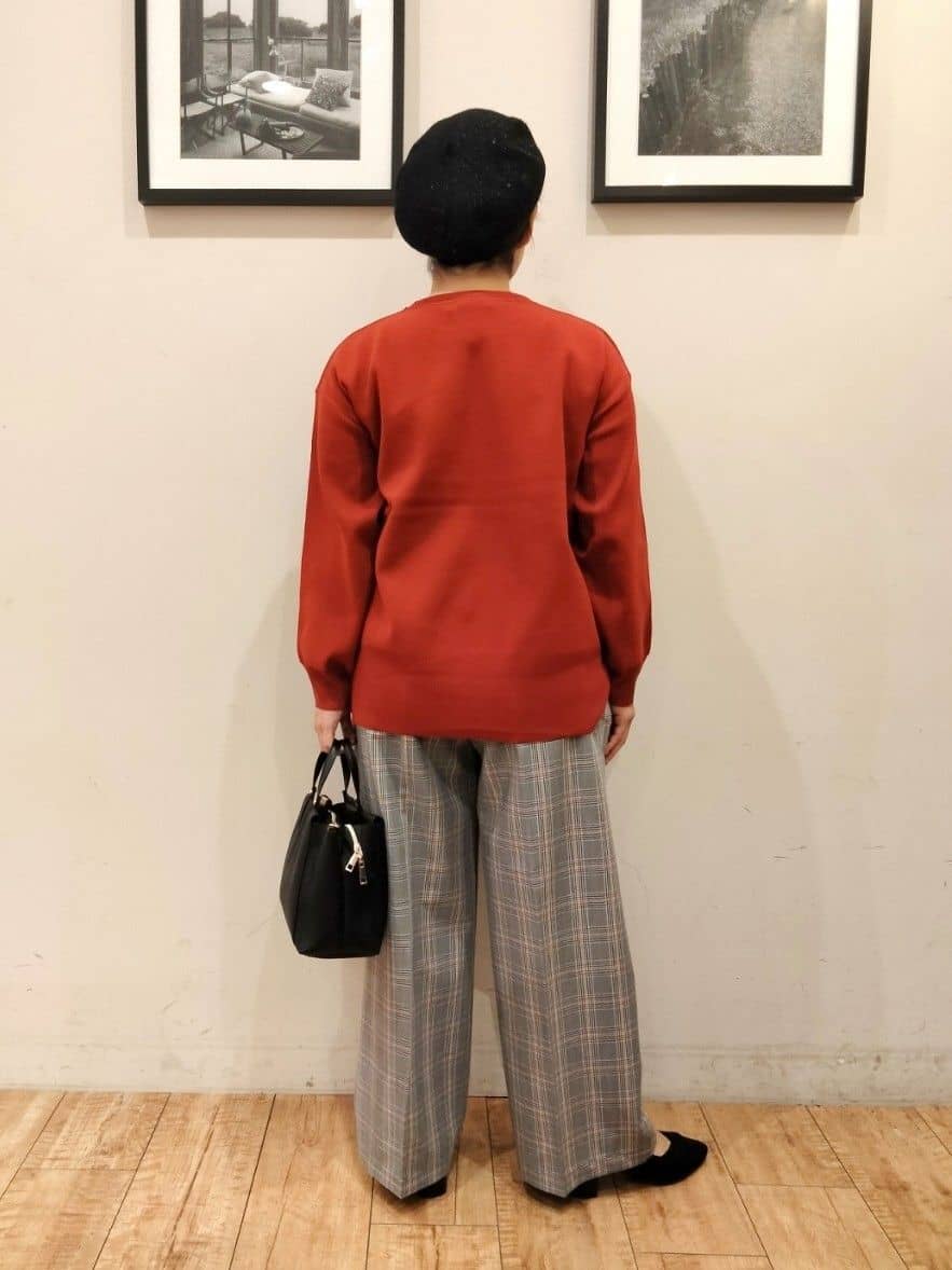 SHOOLARUEさんの「SHOO･LA･RUE｜【S-LL/洗える】一枚で簡単こなれ見え スポンディッシュ 裾レイヤード風ニット【CIRCRIC】」を使ったコーディネート