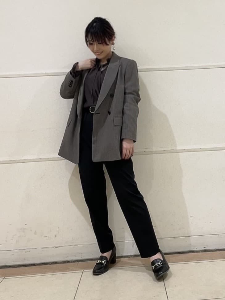 watanabeさんの「UNTITLED｜【セットアップ可】ウールライク ダブルブレストジャケット」を使ったコーディネート
