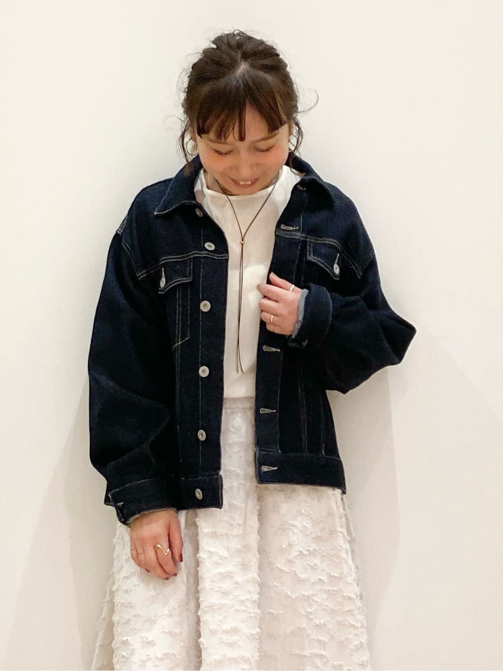 risayanさんの「OPAQUE.CLIP｜フロッキーチュールトップス【洗濯機OK】」を使ったコーディネート