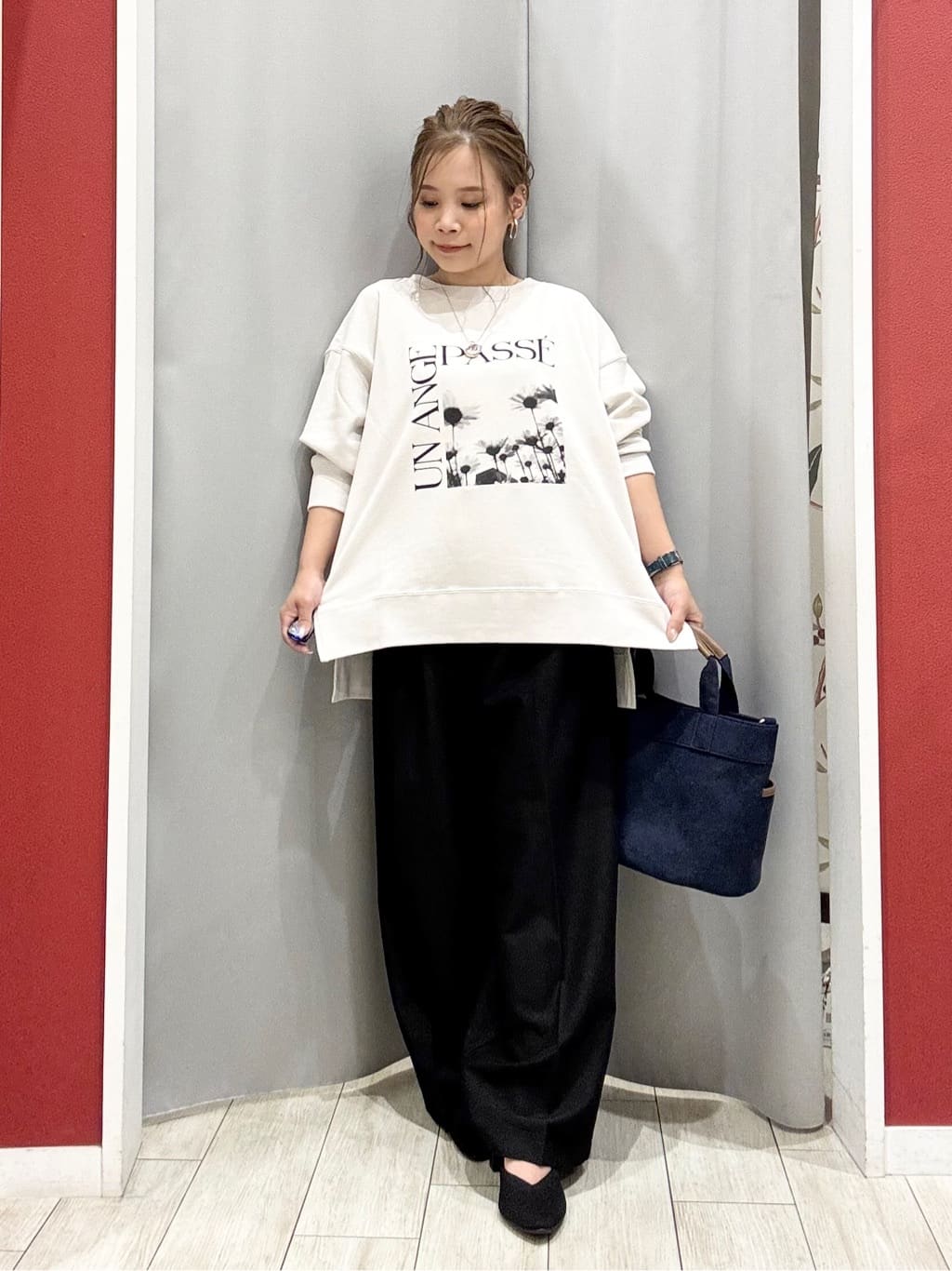 shioさんの「SHOO･LA･RUE｜【S-LL】オンとオフどちらにも使える 軽量なノーカラーブルゾン」を使ったコーディネート