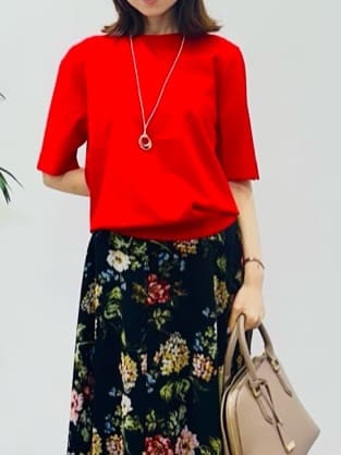 Miwaさんの「UNTITLED｜【アンサンブル可/薄手】ベーシッククルーネックカーディガン」を使ったコーディネート