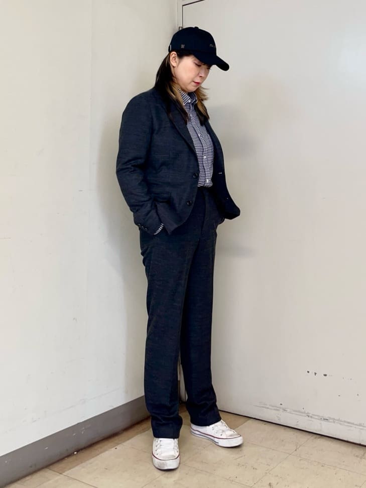 iwさんの「TAKEO KIKUCHI｜【Sサイズ～】ラッセルメッシュ ジャケット」を使ったコーディネート