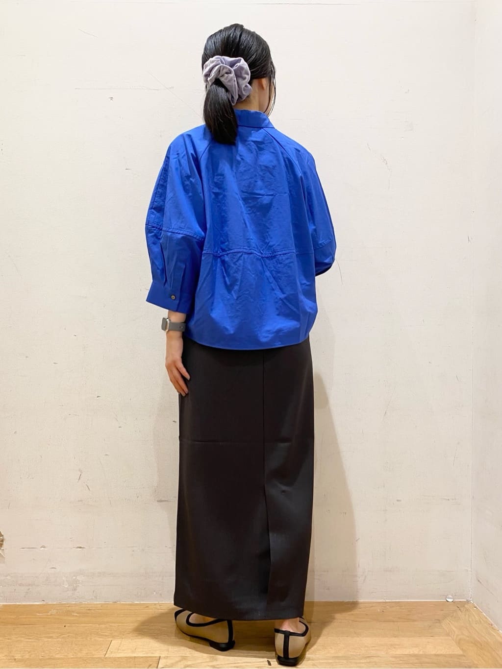 みなみさんの「OPAQUE.CLIP｜切替フォルムシャツ【洗濯機洗い可】」を使ったコーディネート