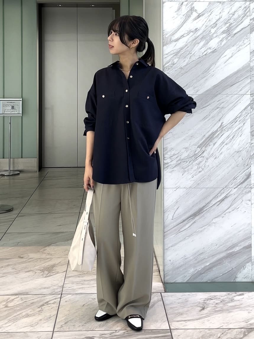 cotaniさんの「grove｜【カセット服/選べる着丈】洗濯機で洗えるオーバーシャツ」を使ったコーディネート