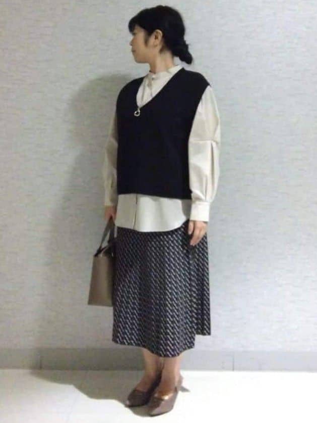 sakoさんの「Reflect｜【ライトアウター／気軽な羽織に◎】オフボディカーディガン」を使ったコーディネート