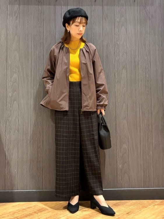 meiさんの「SHOO･LA･RUE｜ラメ入りバスクベレー」を使ったコーディネート