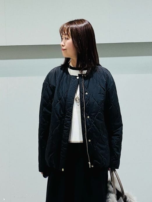 makiさんの「UNTITLED｜【アンサンブル可/洗える】ウールミラノリブニット」を使ったコーディネート