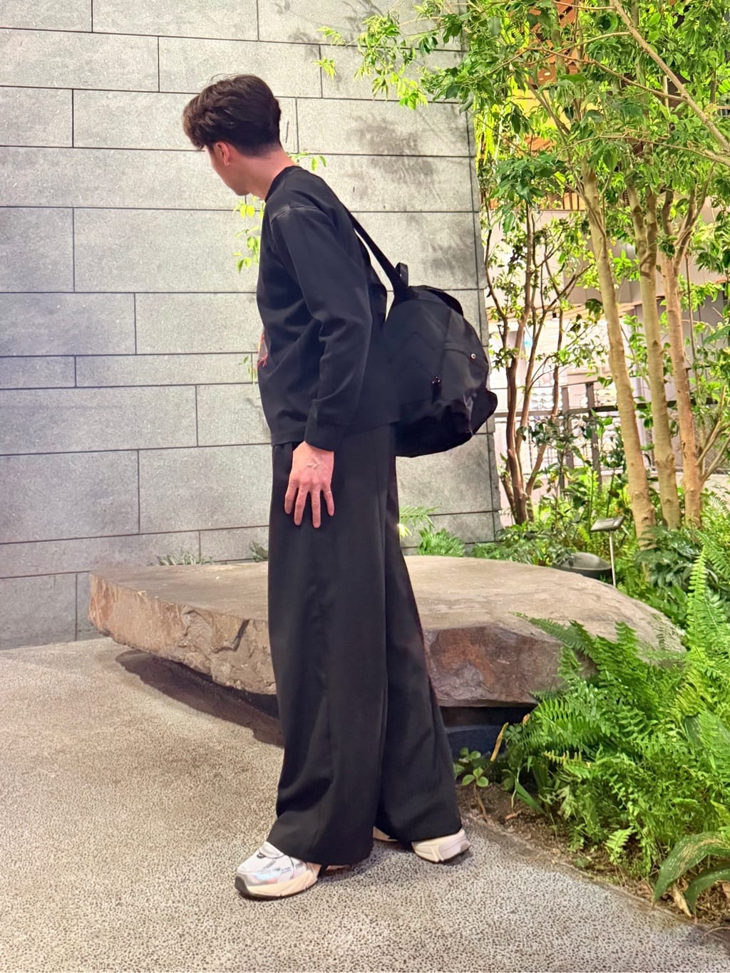 HARUさんの「tk.TAKEO KIKUCHI｜グランパバギースラックス」を使ったコーディネート
