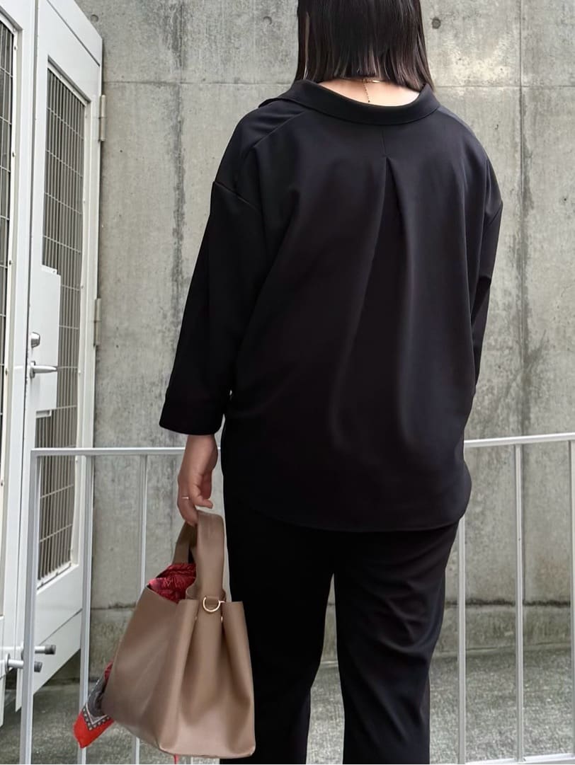 chさんの「THE SHOP TK｜【着るだけでコーディネートが決まる】スキッパーブラウス&パンツセット」を使ったコーディネート