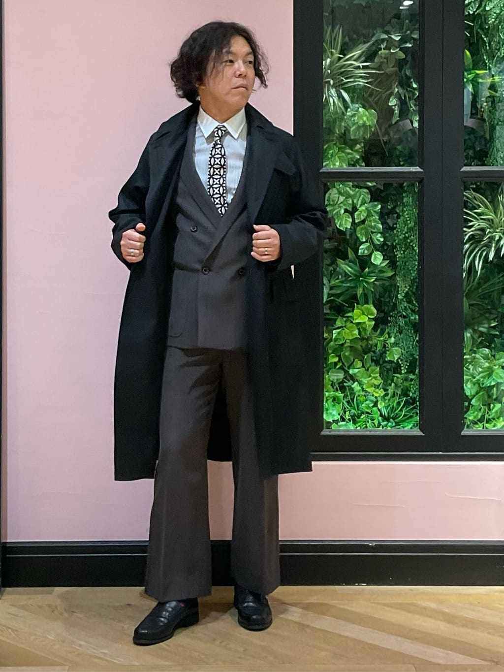 Nagaseさんの「DRESSTERIOR｜◆【セットアップ可】クリアーカルゼ コンフォータブル ダブルジャケット」を使ったコーディネート