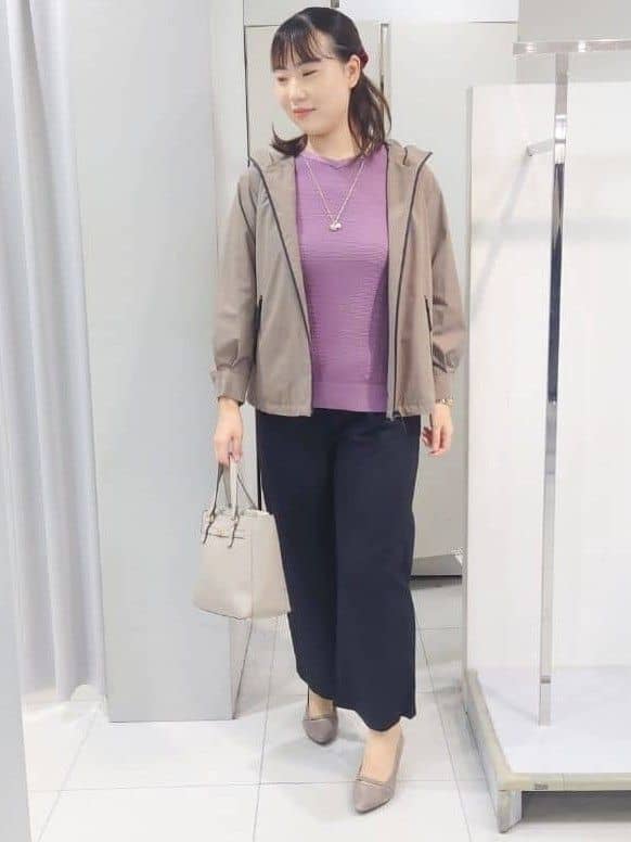 AZUSAさんの「Reflect｜【ライトアウター／キレイ見え／気軽な羽織に◎】スポーティライトアウター」を使ったコーディネート