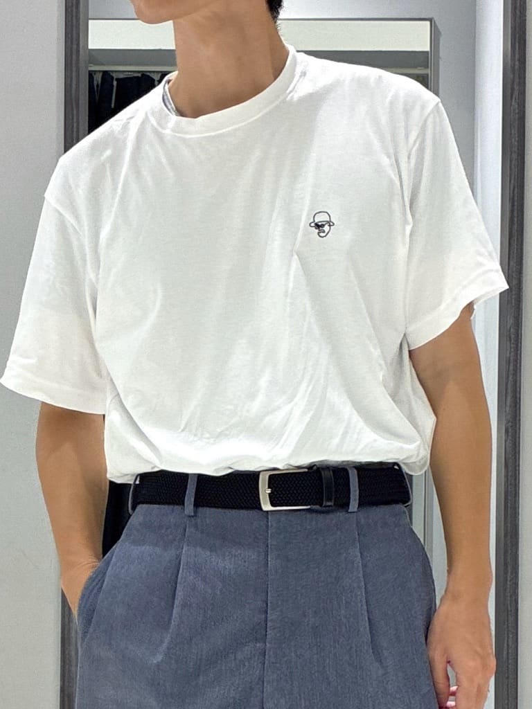 わいずみさんの「TAKEO KIKUCHI｜【抗菌防臭/シーズンレス】シアサッカーギンガムチェック ストレッチシャツ」を使ったコーディネート