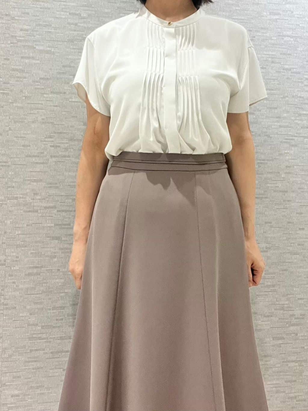 marikoさんの「Reflect｜【軽い着心地】メッシュツイードジャケット」を使ったコーディネート