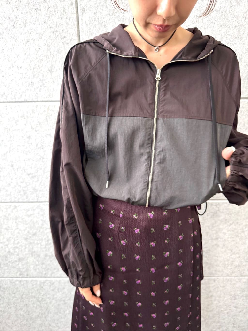 designer yukaさんの「CODE A｜blooming flower wrap skirt」を使ったコーディネート