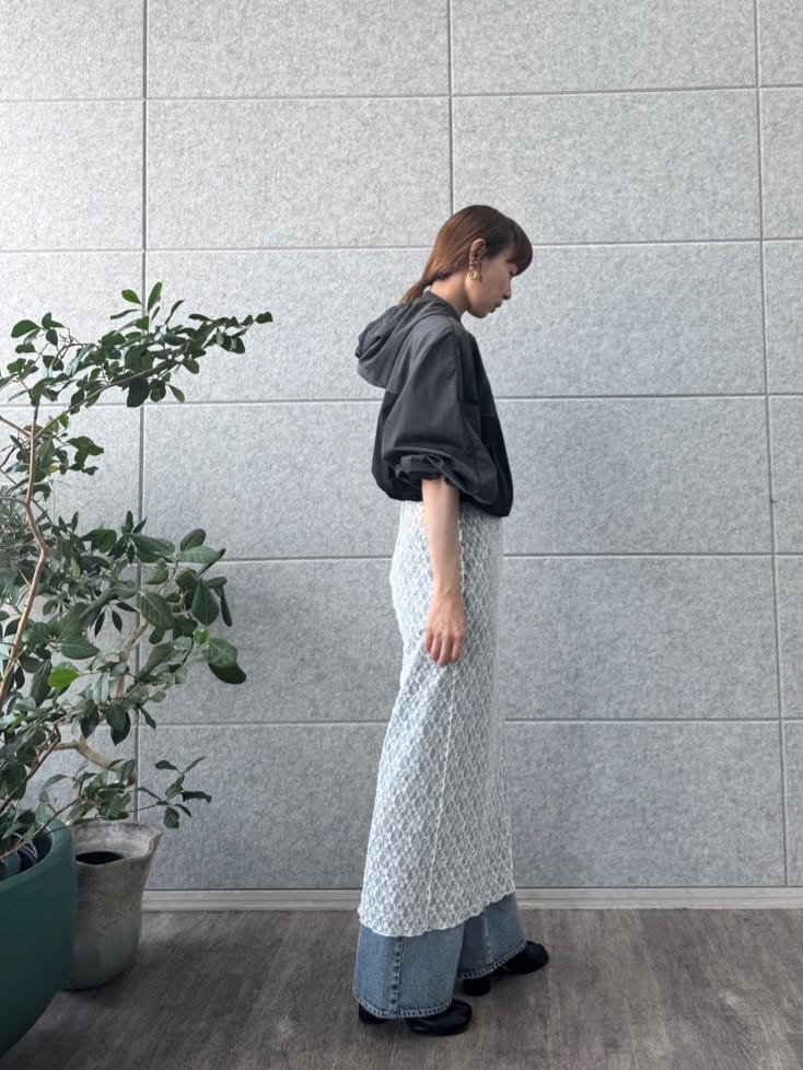 designer yukaさんの「CODE A｜urban light crop blouson」を使ったコーディネート