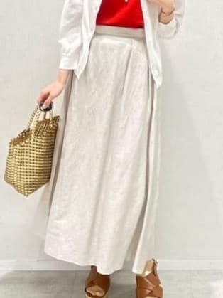 Miwaさんの「UNTITLED｜メタリックメッシュトート」を使ったコーディネート