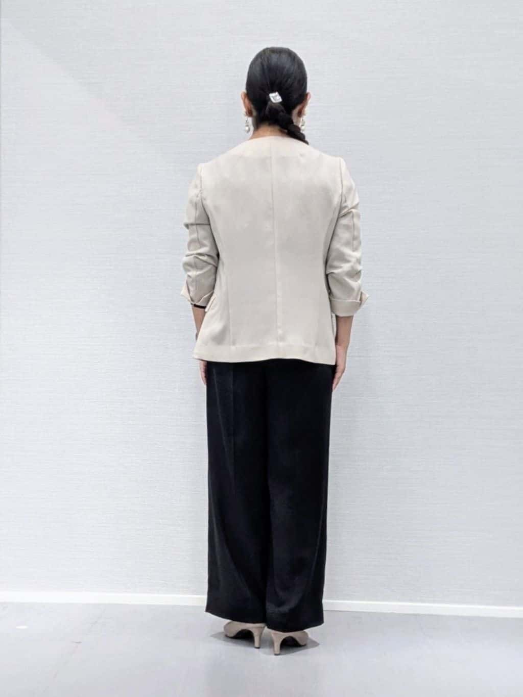 makkyさんの「UNTITLED｜【手洗い可／通勤】ノーカラージャケット」を使ったコーディネート
