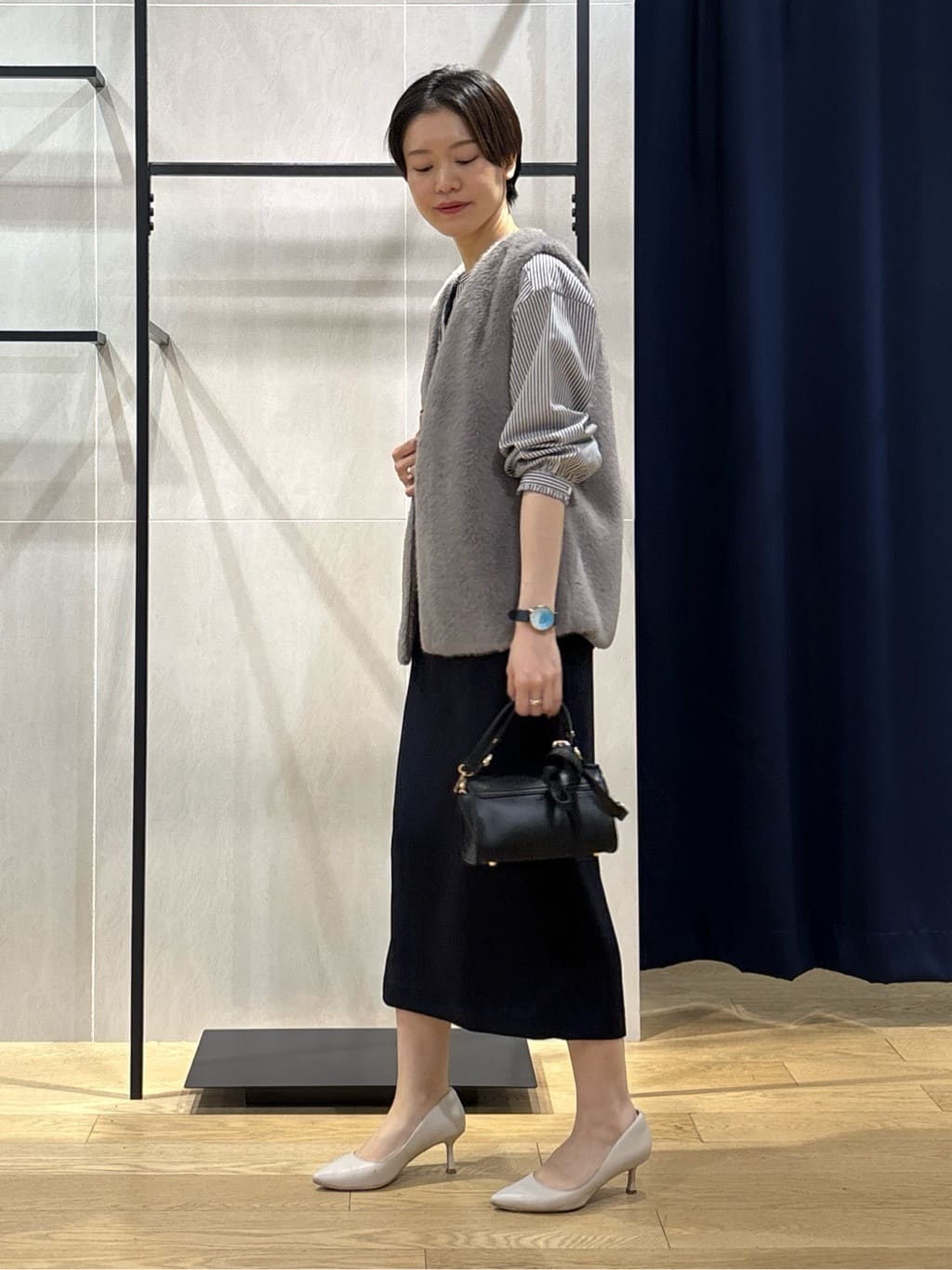 kanaeさんの「INDIVI｜ミンク調フェイクファージレ」を使ったコーディネート