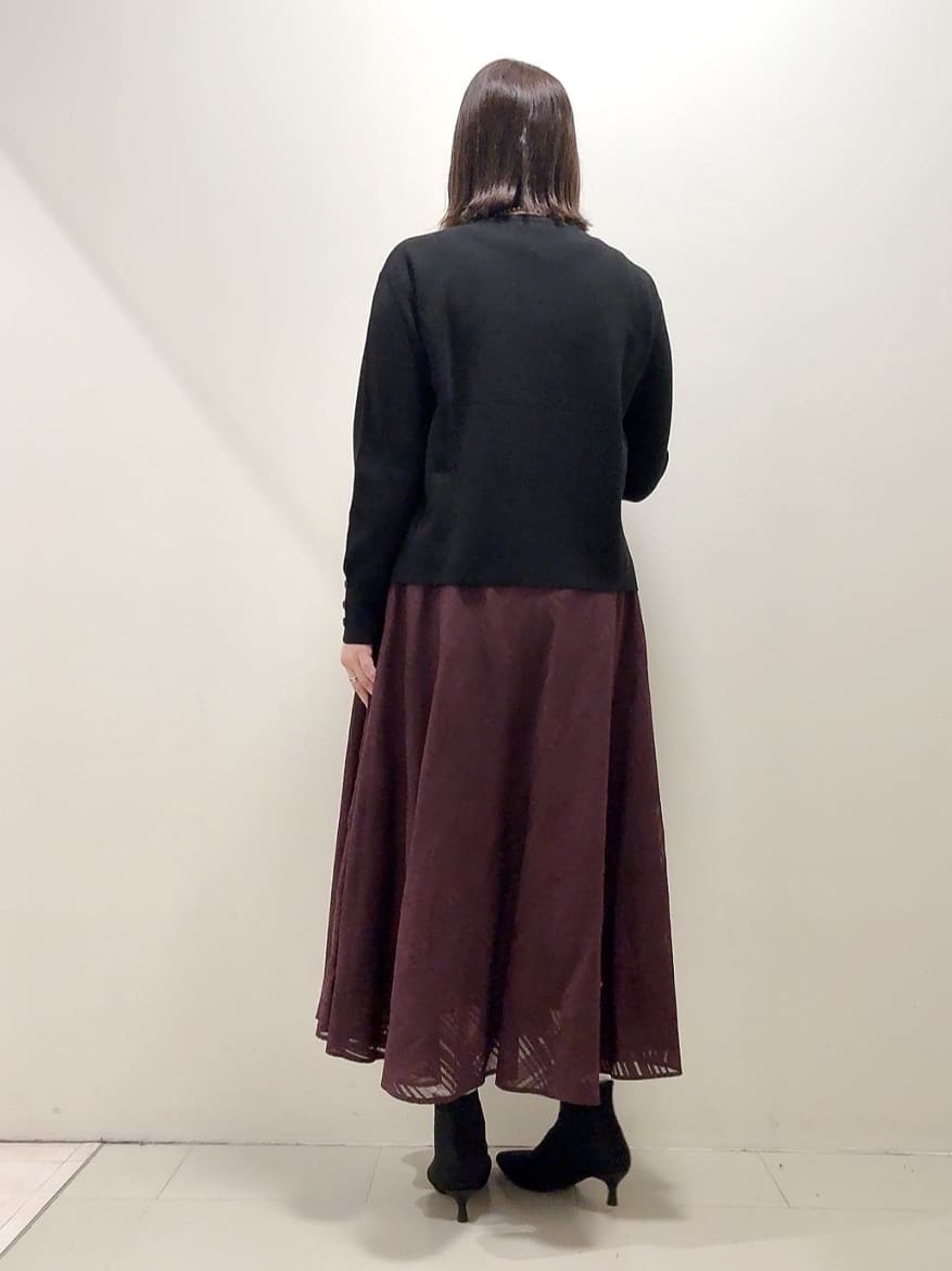 YUIさんの「UNTITLED｜【アンサンブル可/洗える】ウールミラノリブニット」を使ったコーディネート
