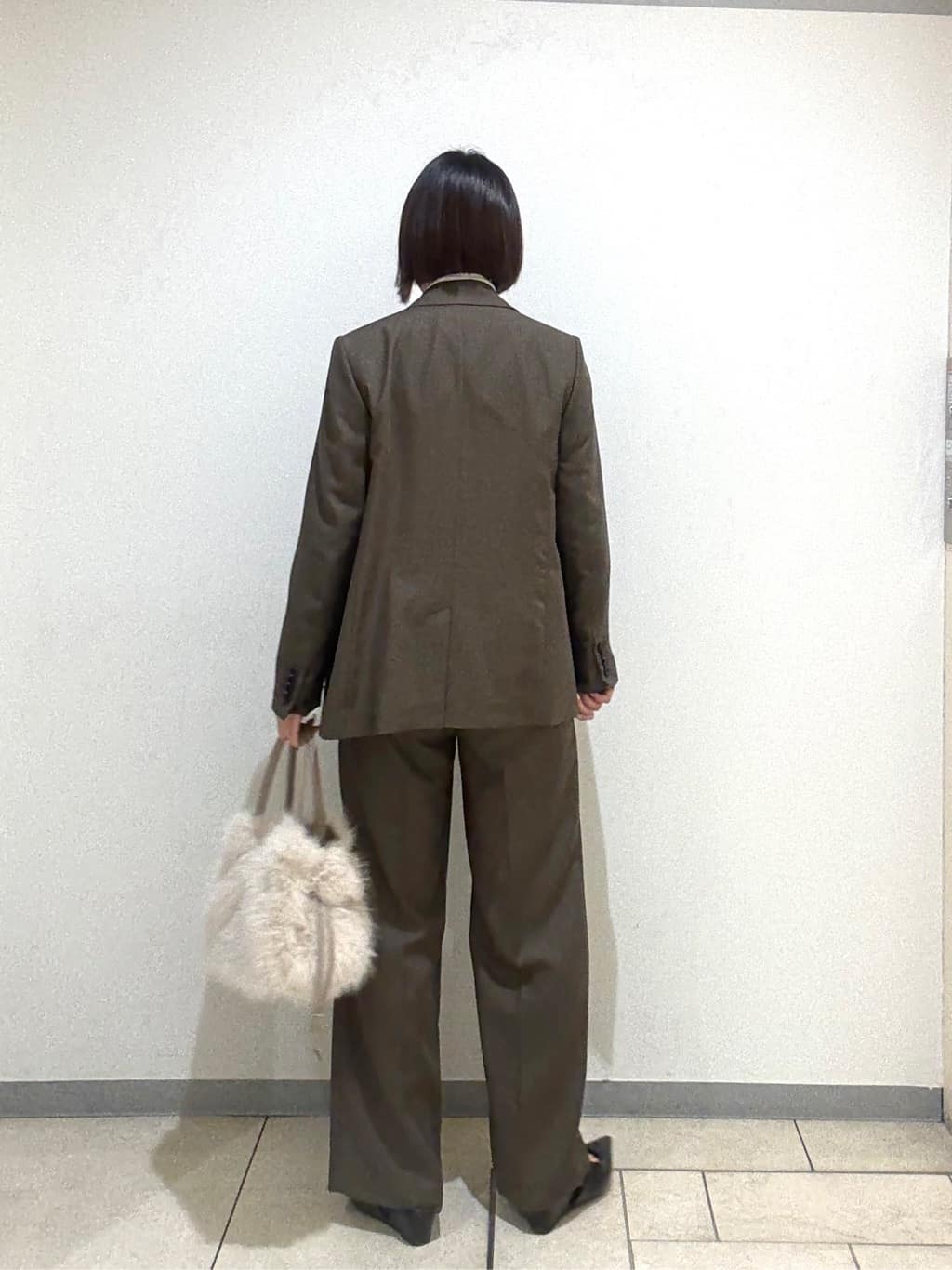 Itoさんの「UNTITLED｜【セットアップ可/洗える】ウールライク ワイドパンツ」を使ったコーディネート