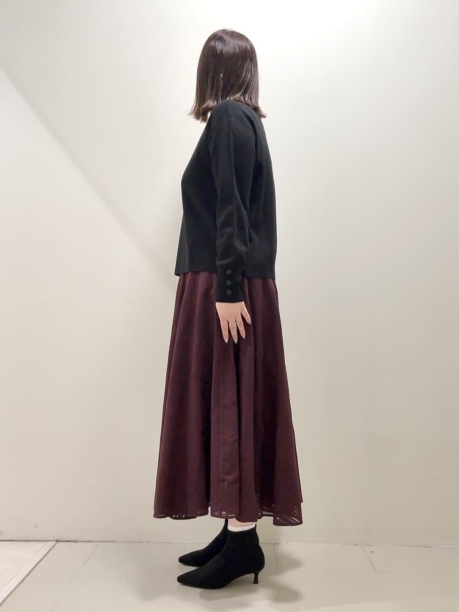 YUIさんの「UNTITLED｜【アンサンブル可/洗える】ウールミラノリブニット」を使ったコーディネート