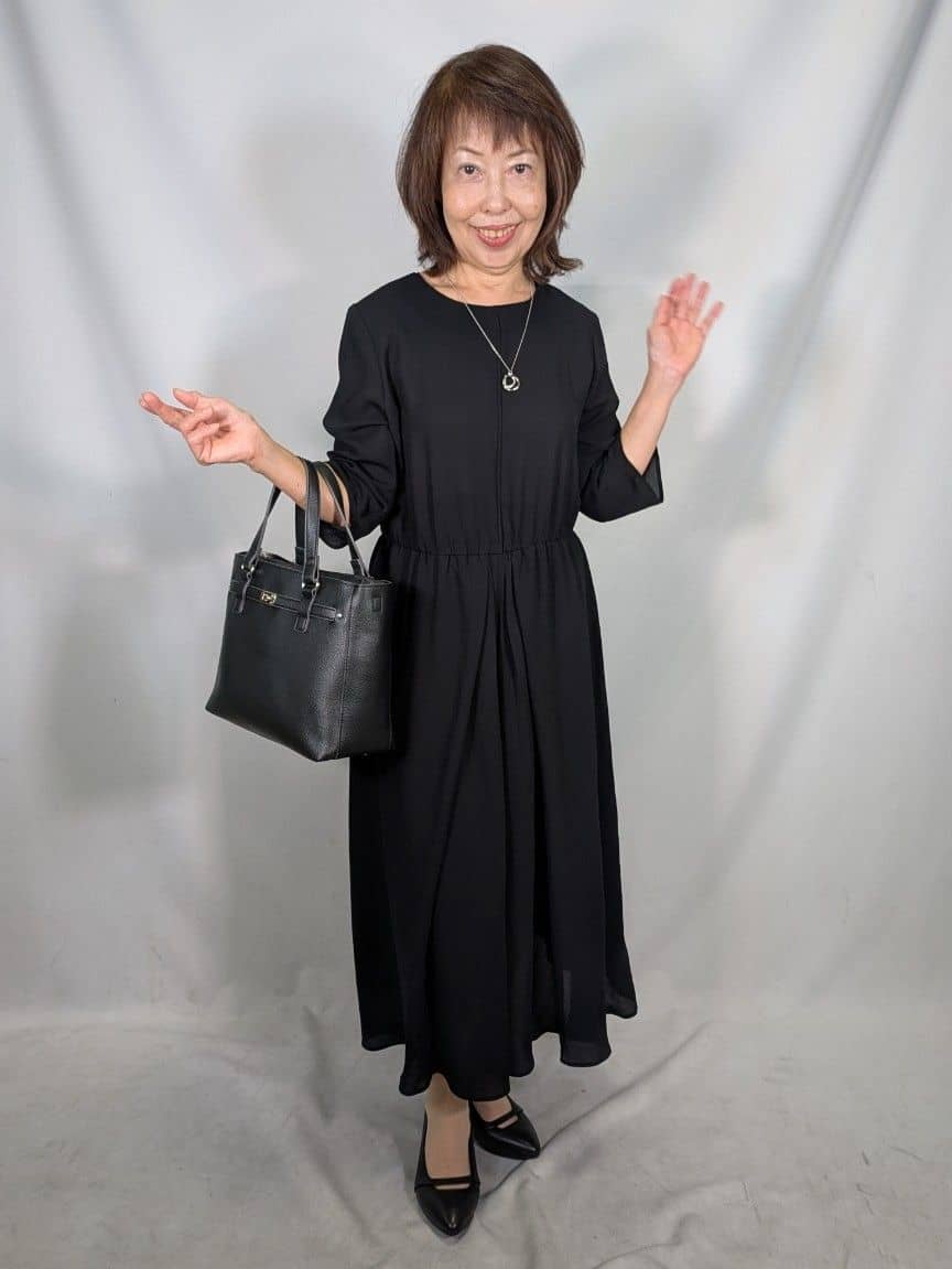 k.kazunoさんの「Reflect｜【吸水速乾／防しわ】シルキープリーツワンピース」を使ったコーディネート