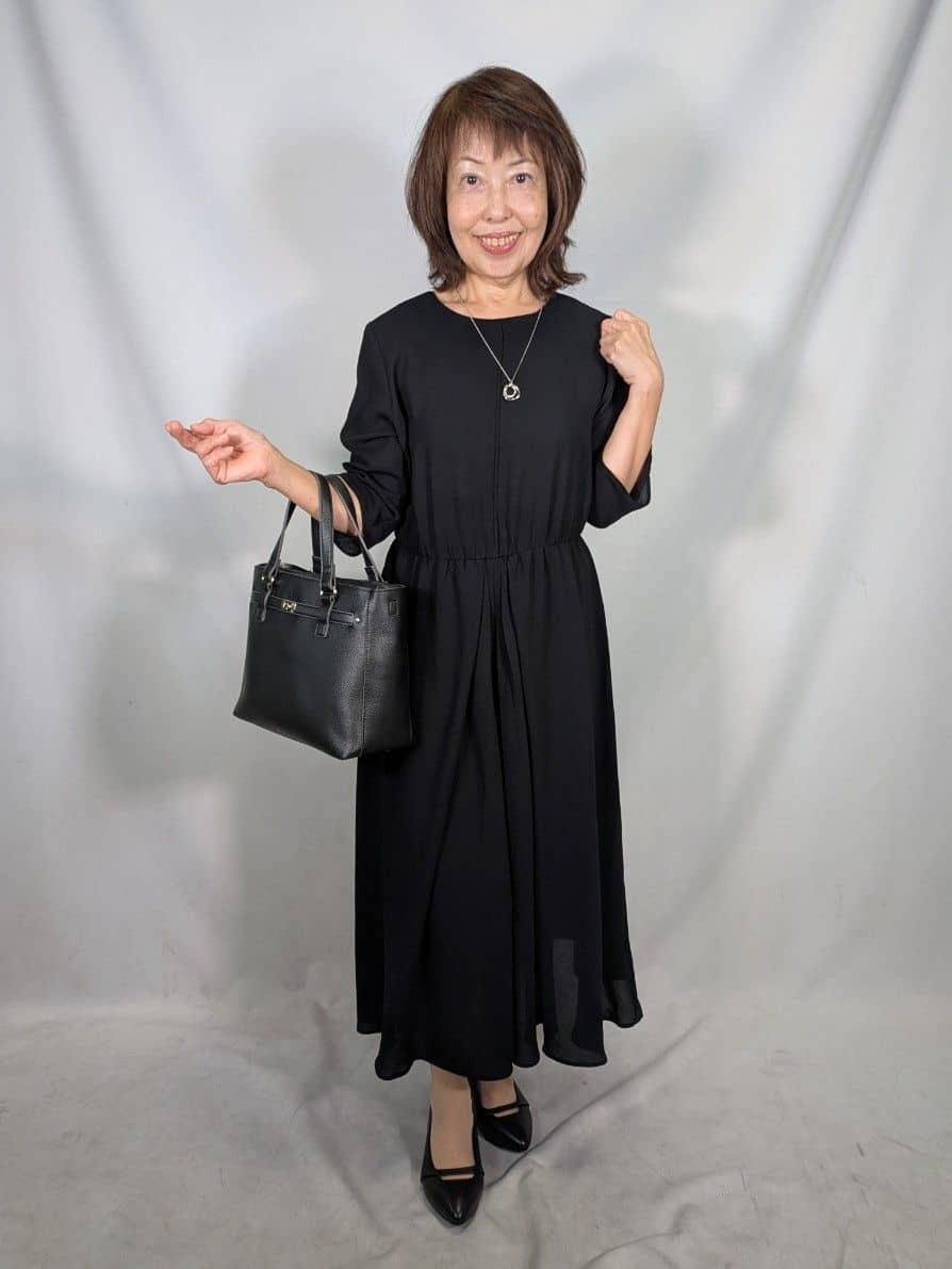 k.kazunoさんの「Reflect｜【吸水速乾／防しわ】シルキープリーツワンピース」を使ったコーディネート