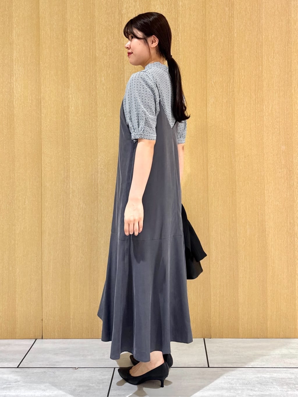 nanaさんの「UNTITLED｜【通勤/オフィス】ジオメ柄ボウタイブラウス」を使ったコーディネート