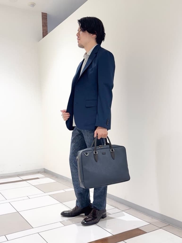 及川さんの「TAKEO KIKUCHI｜【COOL CITY WEAR】アーバンクール ジャケット /接触冷感・吸水速乾」を使ったコーディネート