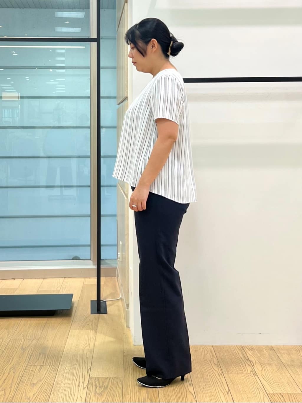 shimaさんの「INDIVI｜【A4サイズ対応】ワンショルダートートバッグ」を使ったコーディネート