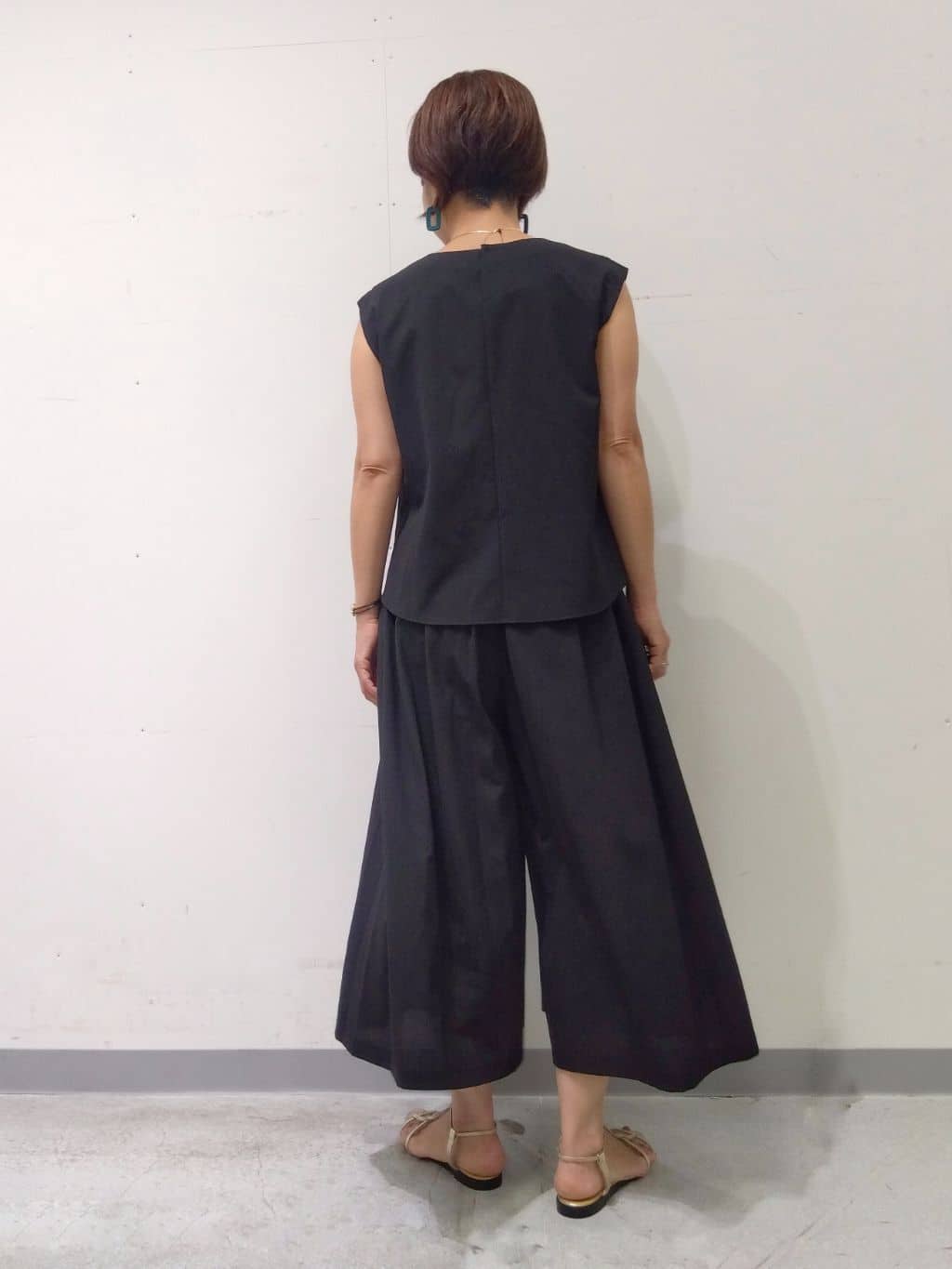 Kさんの「INDIVI｜【クールエアー素材／UVケア／吸汗速乾】エアリータックブラウス」を使ったコーディネート