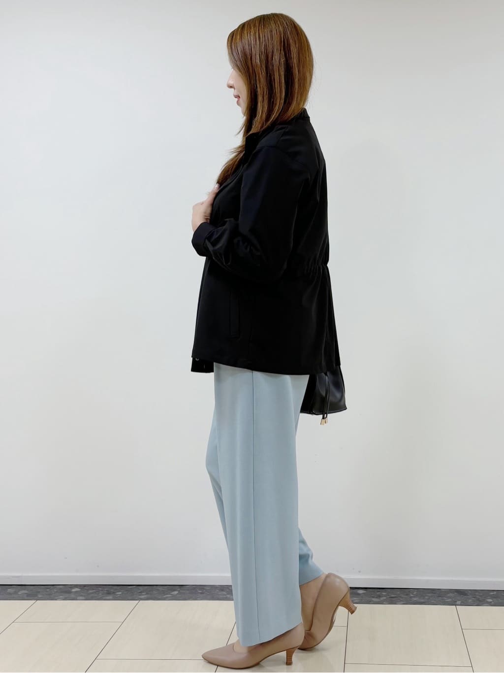Annaさんの「COUP DE CHANCE｜【手洗い可／日本製】タックワイドパンツ」を使ったコーディネート