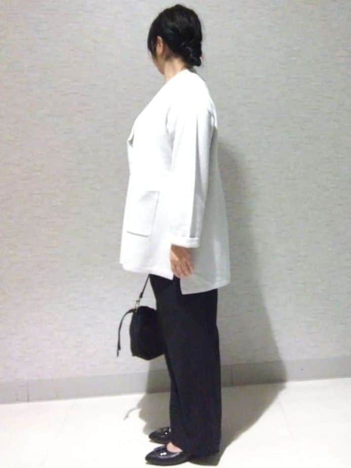 sakoさんの「Reflect｜【パンツ合わせにぴったり◎】ゆったりオフボディニット」を使ったコーディネート
