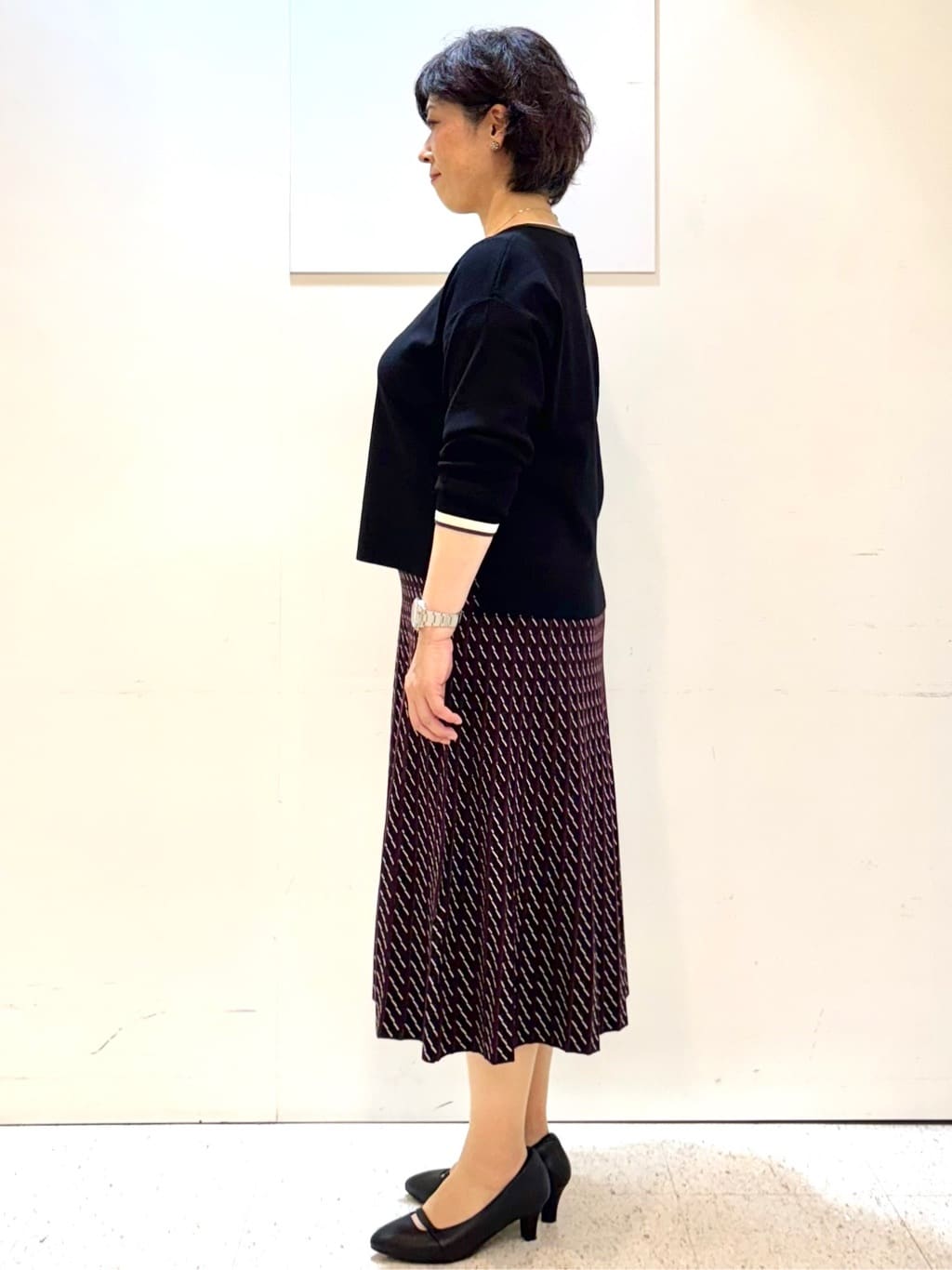 ヤスコさんの「Reflect｜【パンツにもスカートにも合わせやすい◎】ライティブルゾン」を使ったコーディネート