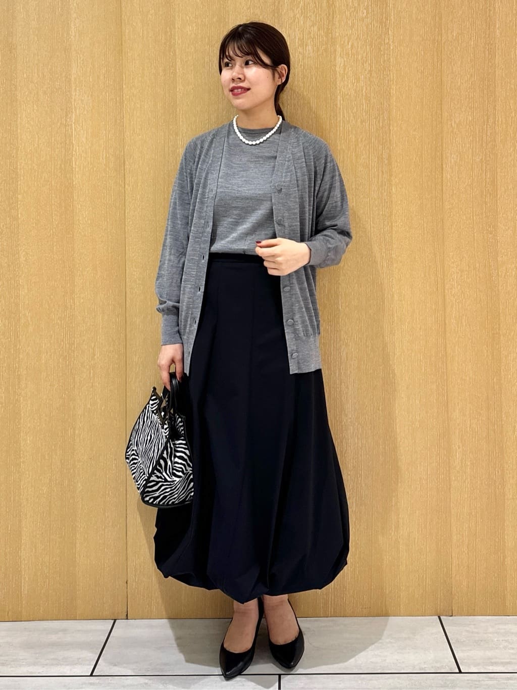 nanaさんの「UNTITLED｜【アンサンブル可/六分袖/洗える】ウールシルクニット」を使ったコーディネート