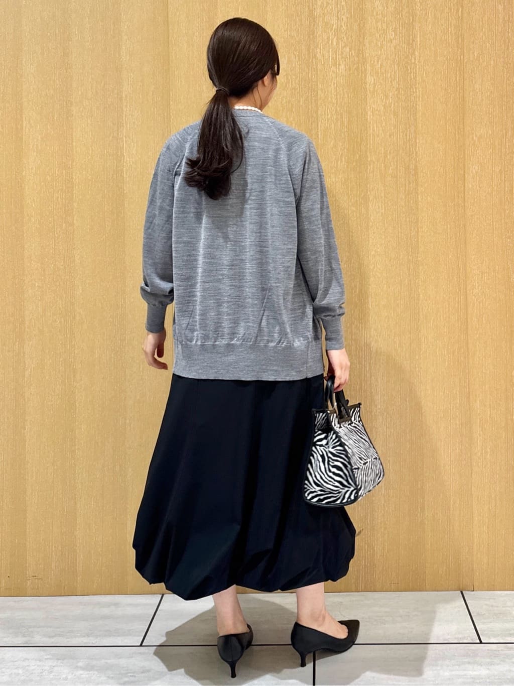 nanaさんの「UNTITLED｜【アンサンブル可/六分袖/洗える】ウールシルクニット」を使ったコーディネート