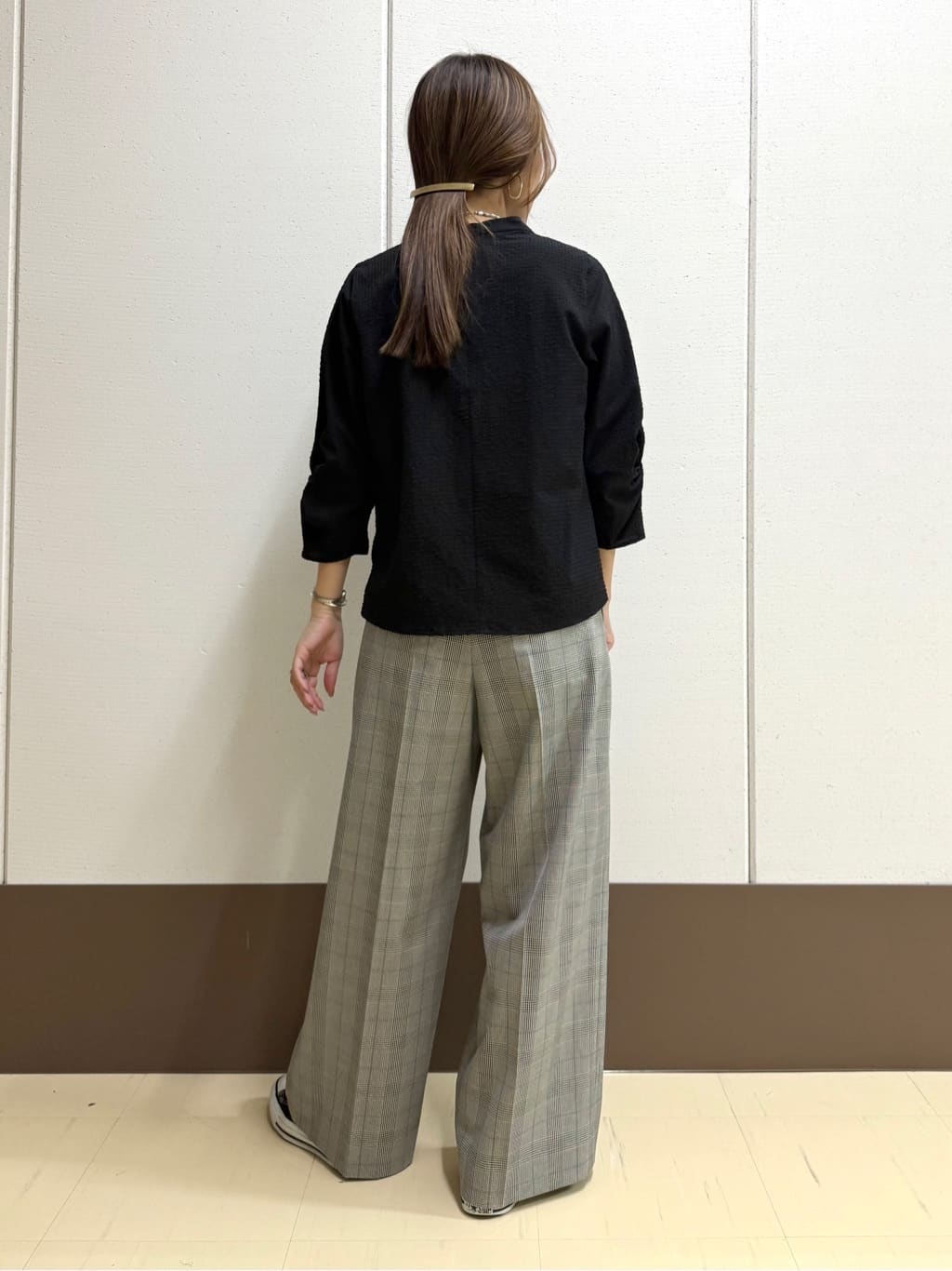 mamiさんの「INDIVI｜【UVケア／吸汗速乾】スリーブデザインブラウス」を使ったコーディネート