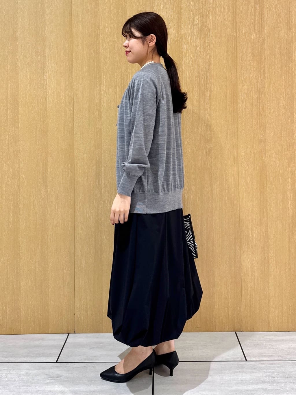 nanaさんの「UNTITLED｜【アンサンブル可/六分袖/洗える】ウールシルクニット」を使ったコーディネート