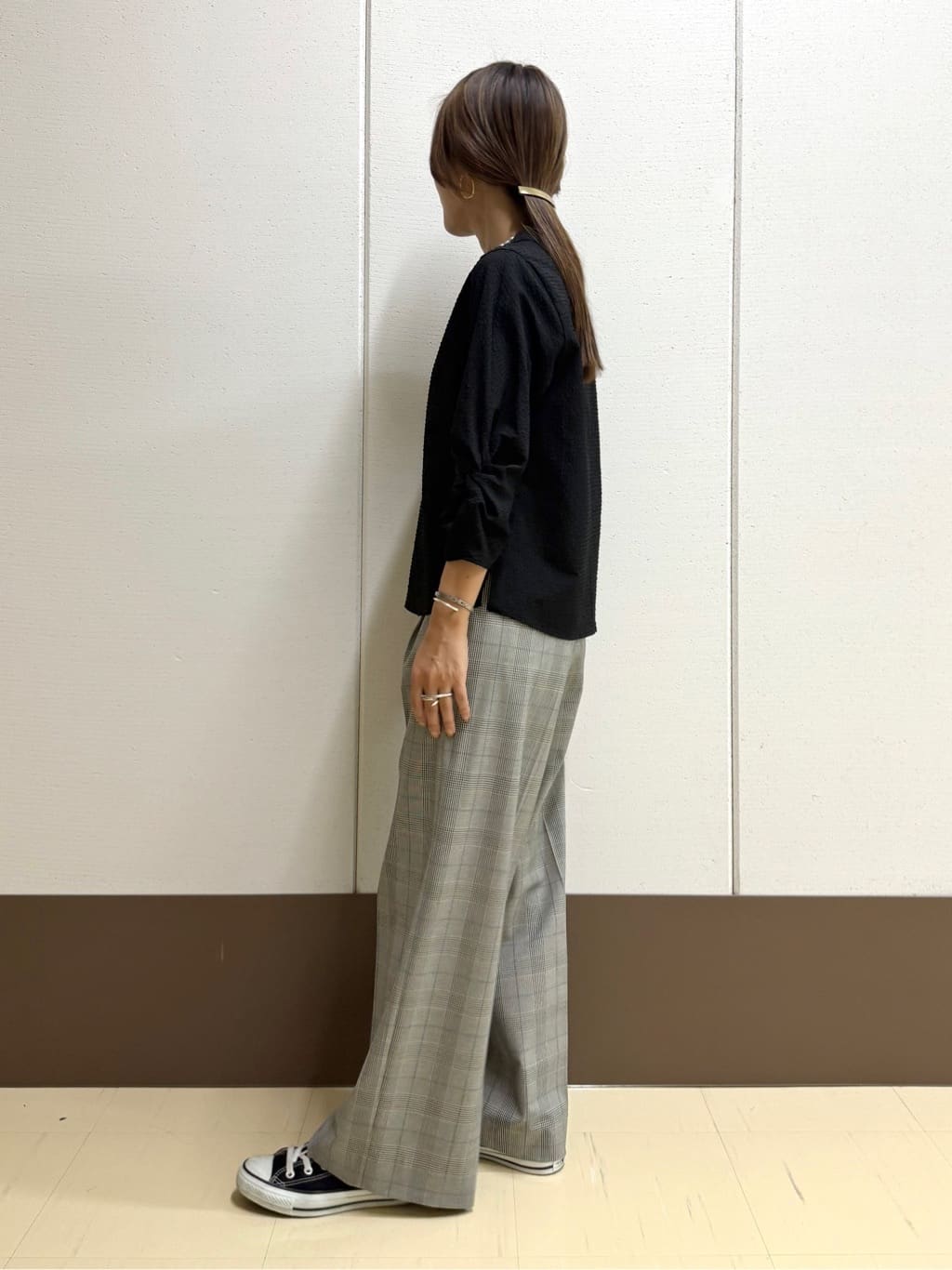 mamiさんの「INDIVI｜【UVケア／吸汗速乾】スリーブデザインブラウス」を使ったコーディネート