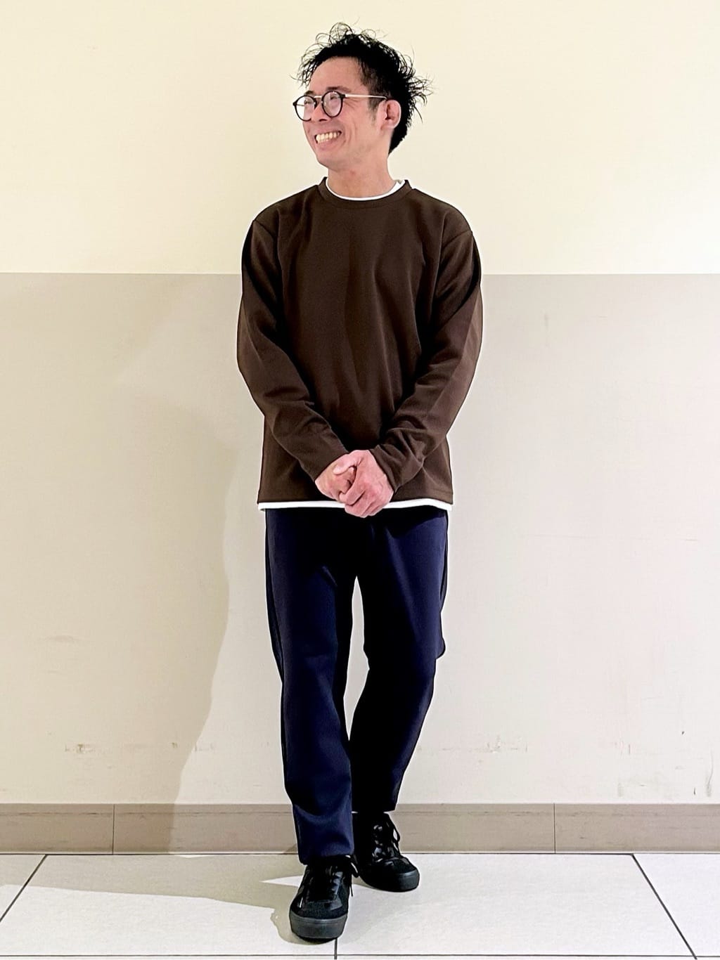 KENJI Iさんの「THE SHOP TK｜累計売上15万本突破！！360&deg;ストレッチ スマートムーブイージーパンツ 【洗濯機OK/ウエストゴム」を使ったコーディネート
