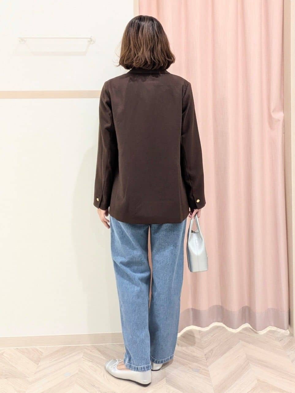 miyuさんの「SHOO･LA･RUE｜【S-LL】程よくゆったりな 柔らかデニムテーパードパンツ」を使ったコーディネート