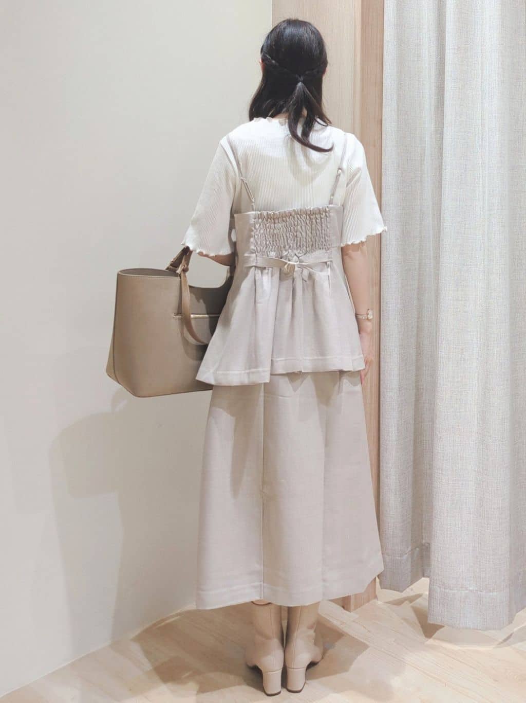 Yuiさんの「grove｜【カセット服】主役級キャミビスチェ」を使ったコーディネート