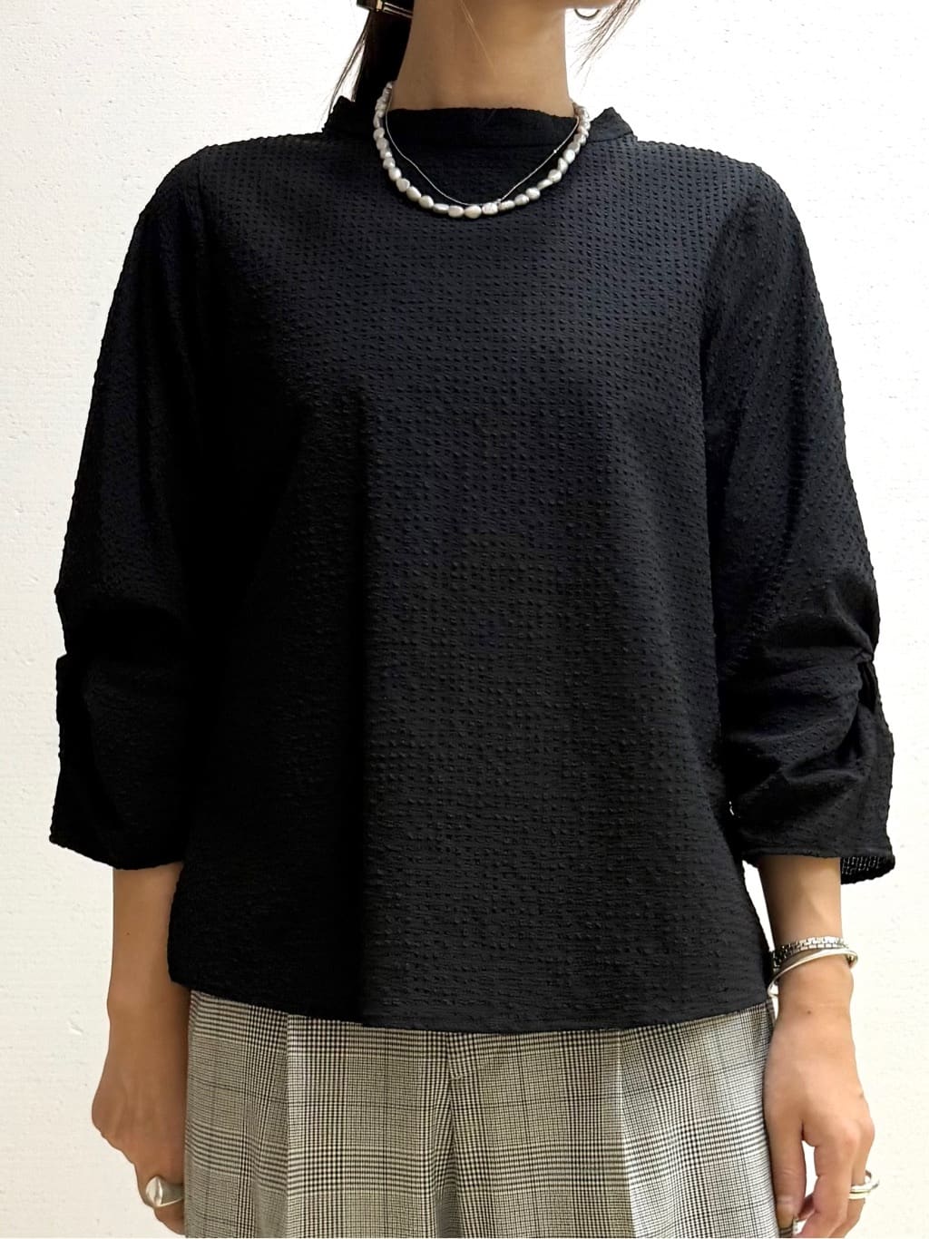 mamiさんの「INDIVI｜【UVケア／吸汗速乾】スリーブデザインブラウス」を使ったコーディネート