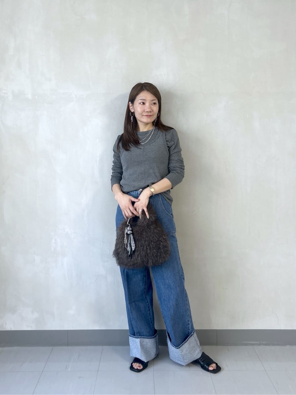 takaさんの「INDIVI｜タンクレイヤーフライスカットソー」を使ったコーディネート