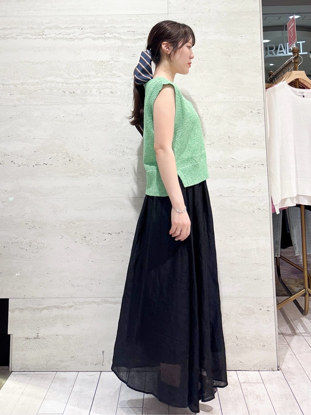 かほさんの「OPAQUE.CLIP｜《美人百花掲載》名品フラットバレエシューズ」を使ったコーディネート