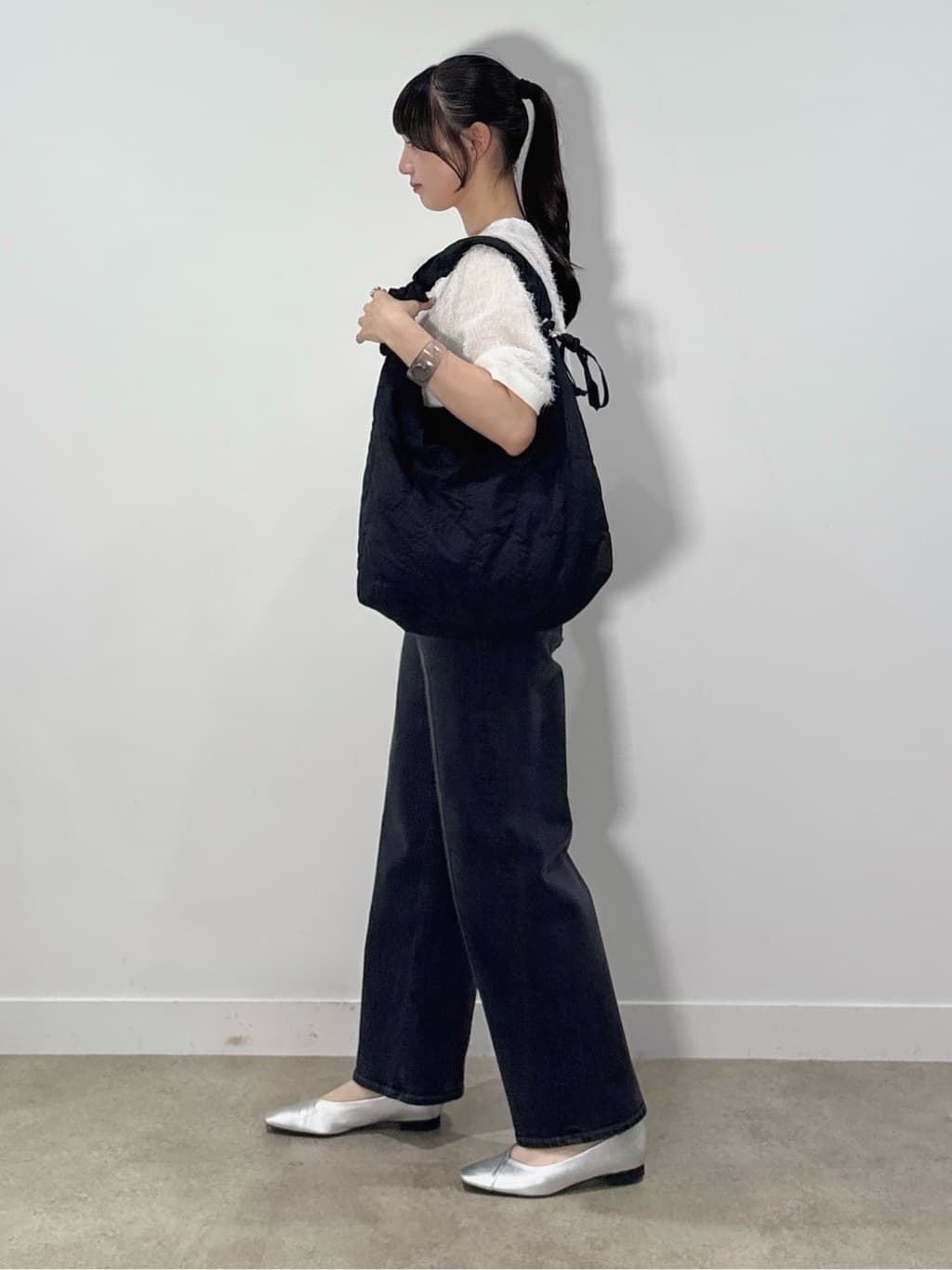 ibukiさんの「INDIVI｜ヘアリージャカードトップス」を使ったコーディネート