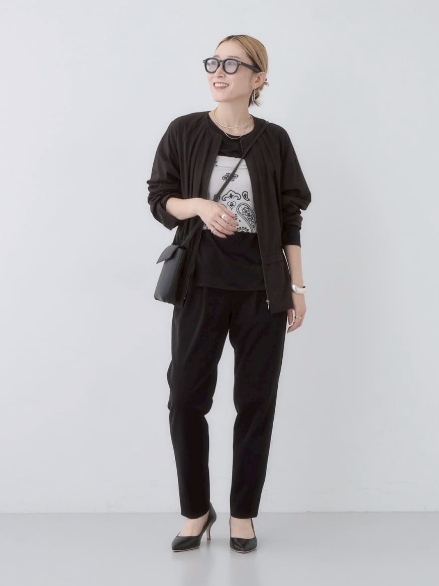 kotakiさんの「INDIVI｜ストレッチシアーロングTシャツ」を使ったコーディネート