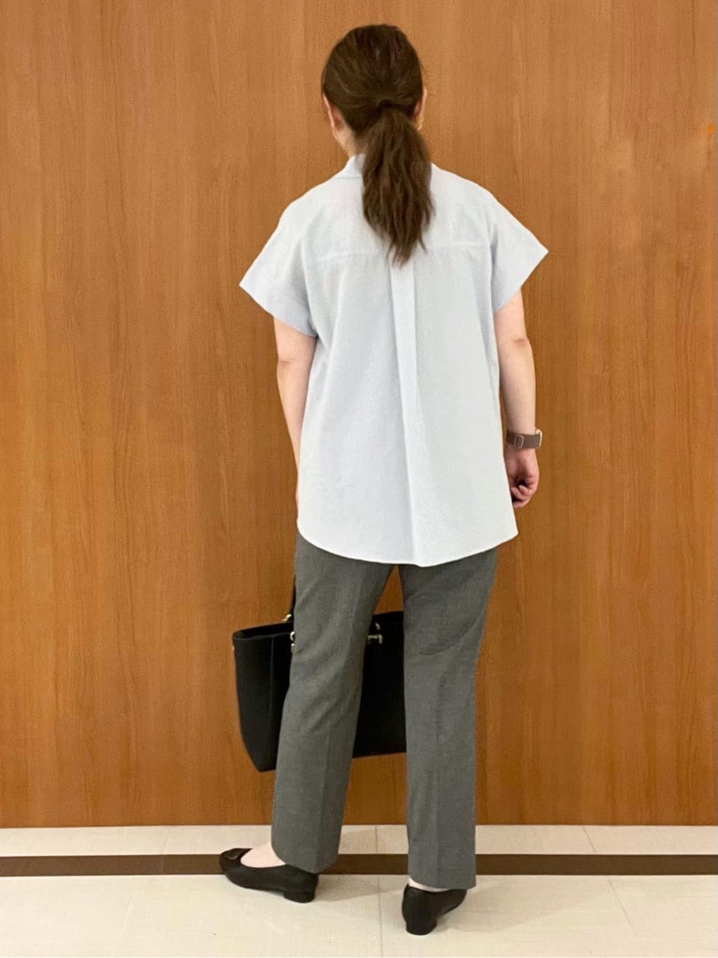Hiroさんの「Reflect｜【私のパンツ／手洗い可】ベーシックテーパードパンツ」を使ったコーディネート