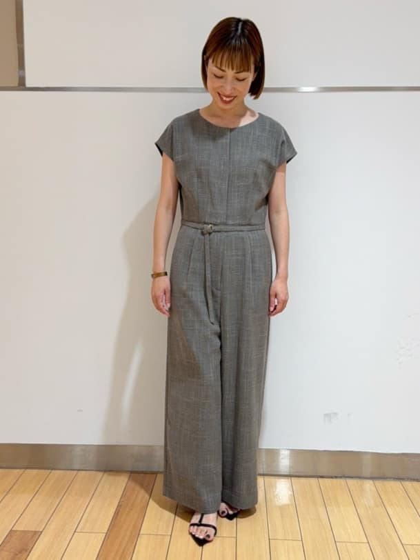 あやさんの「UNTITLED｜【接触冷感/オールインワン/洗える】梳毛調合繊コンビネゾン」を使ったコーディネート