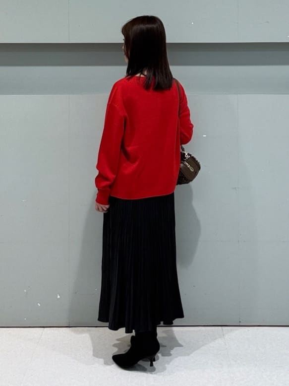 makiさんの「UNTITLED｜【アンサンブル可/洗える】ウールミラノリブニット」を使ったコーディネート